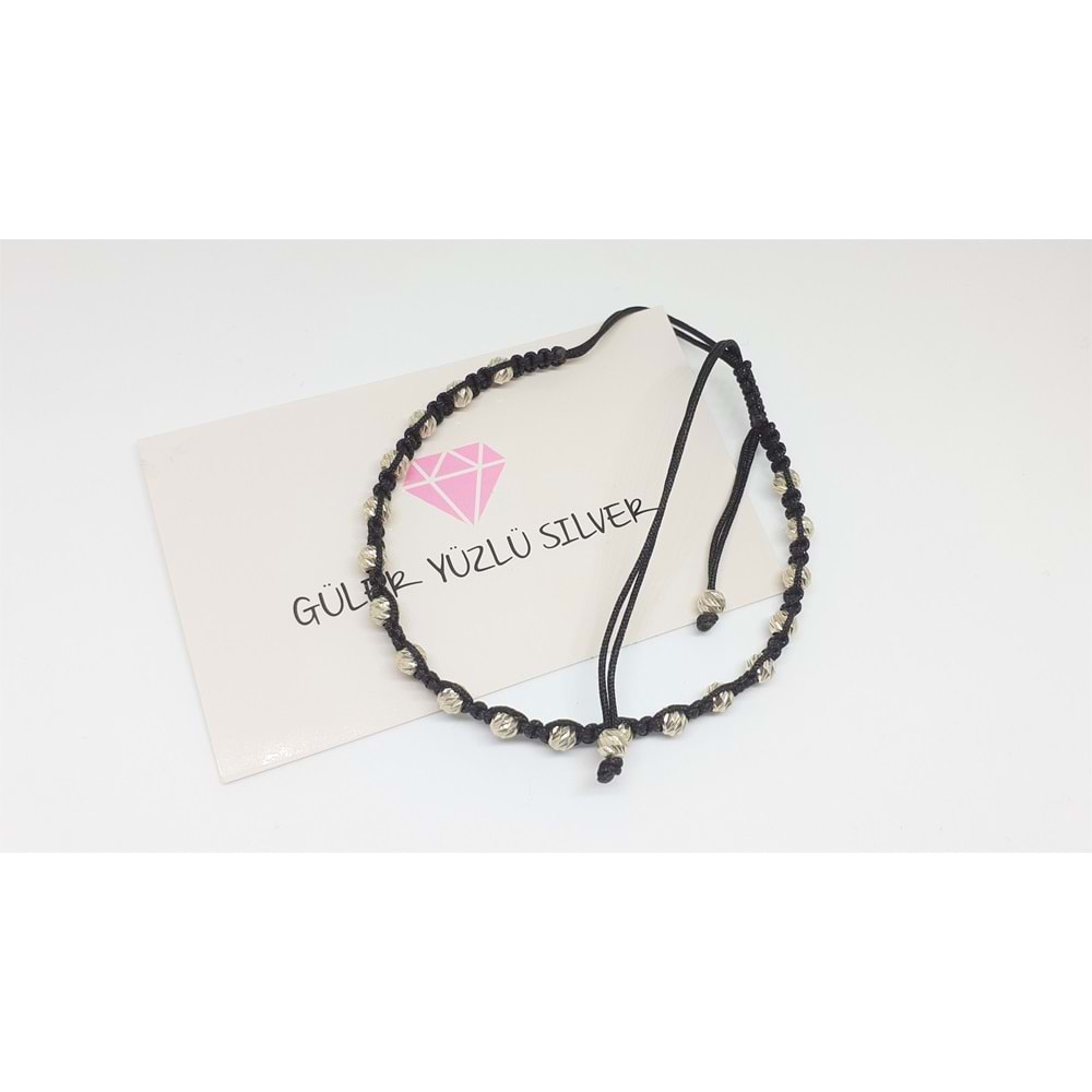 SONSUZ İPLİ GÜMÜŞ BİLEKLİK