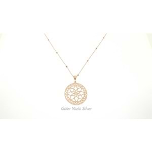 YAŞAM ÇİÇEĞİ GÜMÜŞ KOLYE