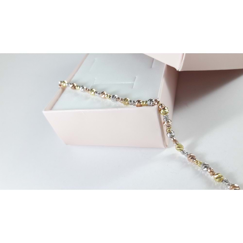 İTHAL KÜÇÜK BÜYÜK DORİCA GÜMÜŞ BİLEKLİK