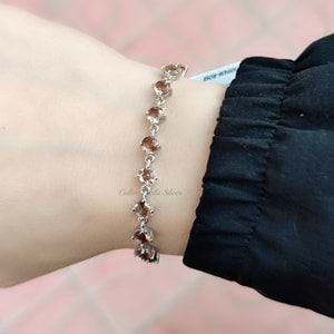 SULTANİT TAŞLI ASANSÖRLÜ GÜMÜŞ BİLEKLİK