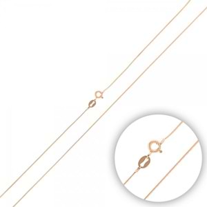 15 MİKRON YUVARLAK YILAN ZİNCİR GÜMÜŞ KOLYE (50 CM)