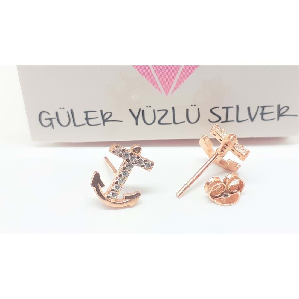 ZİRKON TAŞLI ÇAPA GÜMÜŞ KÜPE