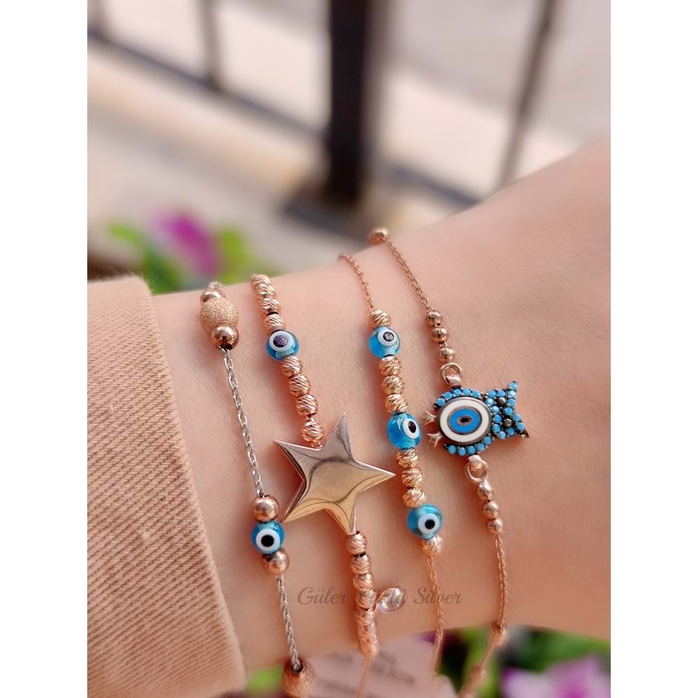 MİNELİ BAYKUŞ GÜMÜŞ BİLEKLİK