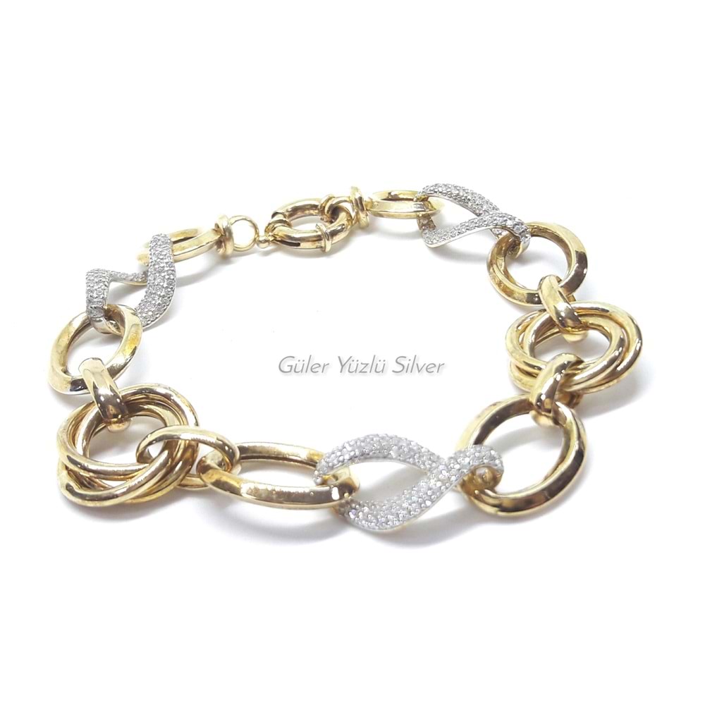 HALLOW GÜMÜŞ BİLEKLİK G2115