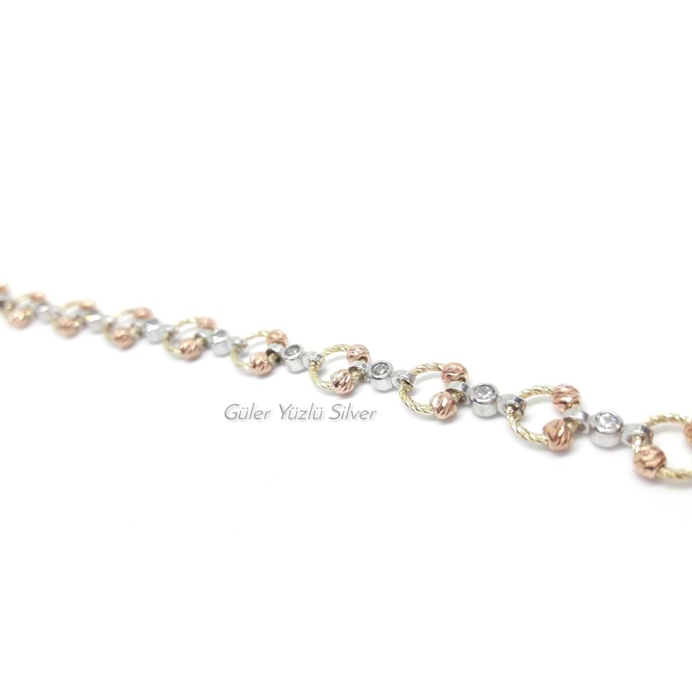 KÜÇÜK HALKALI DORİCA GÜMÜŞ BİLEKLİK