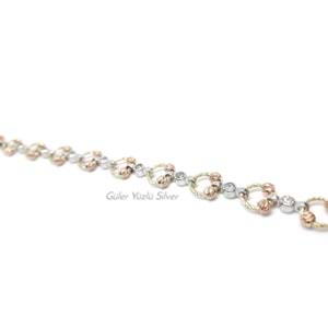 KÜÇÜK HALKALI DORİCA GÜMÜŞ BİLEKLİK