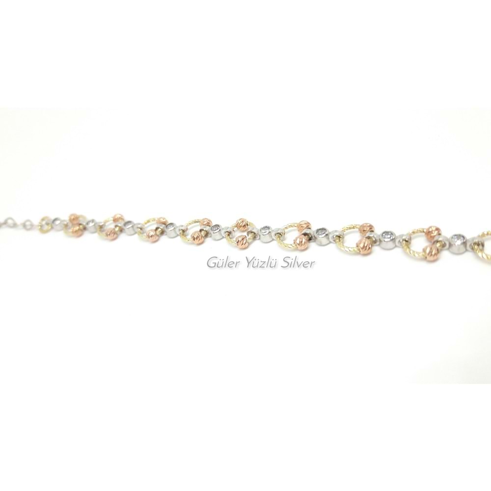 KÜÇÜK HALKALI DORİCA GÜMÜŞ BİLEKLİK