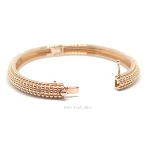 TAŞSIZ TOP DESENLİ GÜMÜŞ BİLEZİK