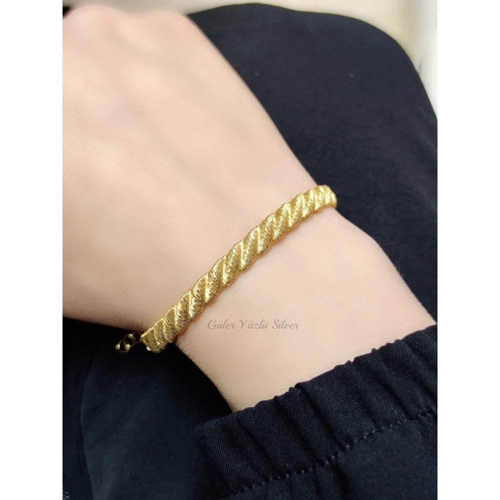 İTHAL SARMA YASSI GÜMÜŞ BİLEKLİK