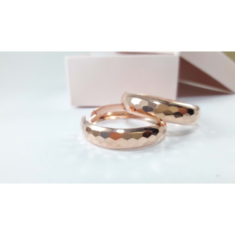 33 MM KALIN GÜMÜŞ HALKA KÜPE