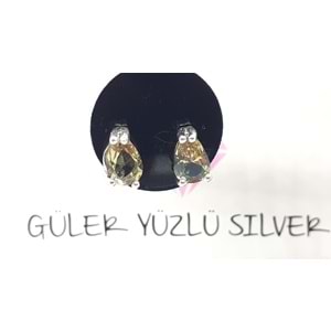 DAMLA SULTANİT ÇİVİ GÜMÜŞ KÜPE