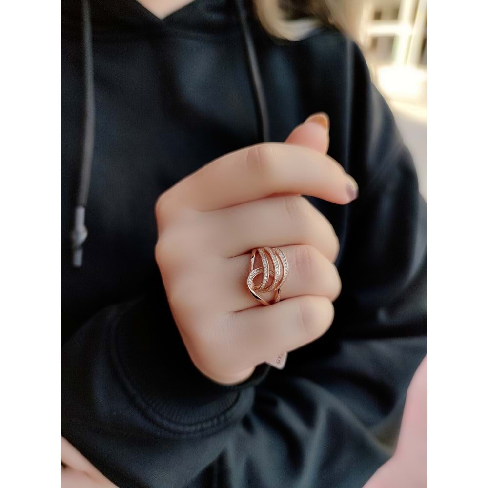 İTHAL ZİRKON TAŞLI GÜMÜŞ YÜZÜK-21 NUMARA