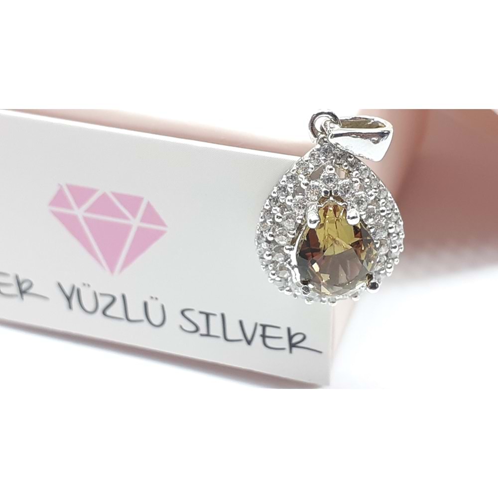 SULTANİT DAMLA GÜMÜŞ KOLYE UCU