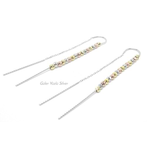 ZİNCİR DORİCA GÜMÜŞ KÜPE