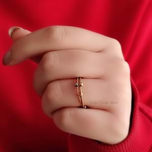 DORİCA İNCE GÜMÜŞ YÜZÜK