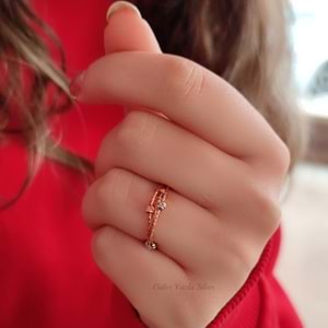 DORİCA İNCE GÜMÜŞ YÜZÜK