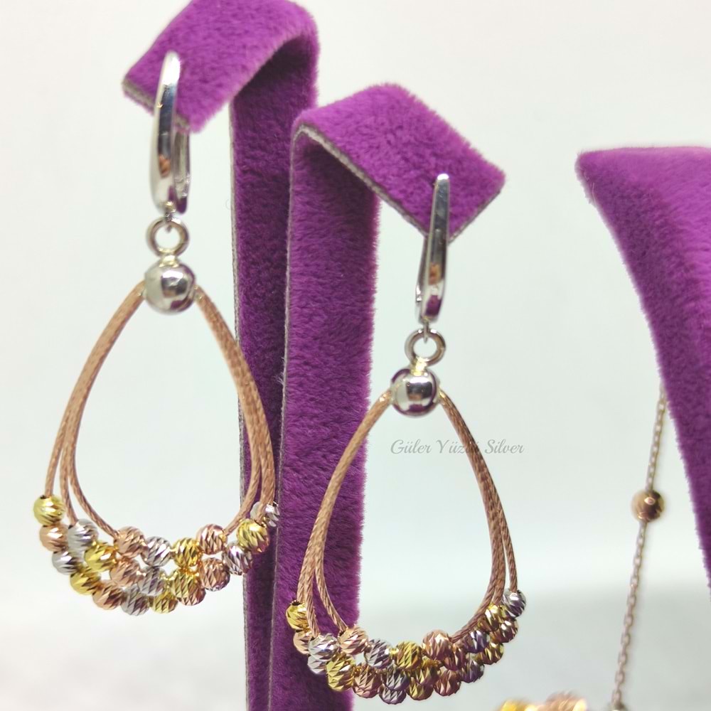 DORİCA DAMLA MODELİ GÜMÜŞ SET