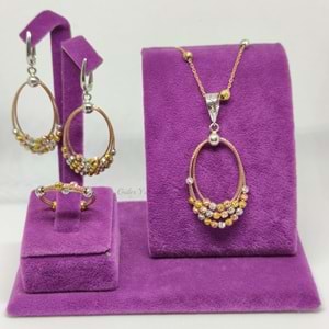 DORİCA OVAL MODEL GÜMÜŞ SET