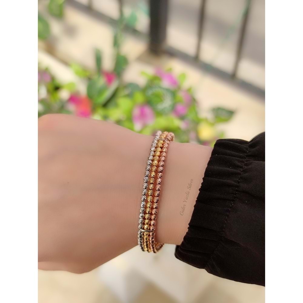 3 SIRA 3 RENK DORİCA BİLEZİK