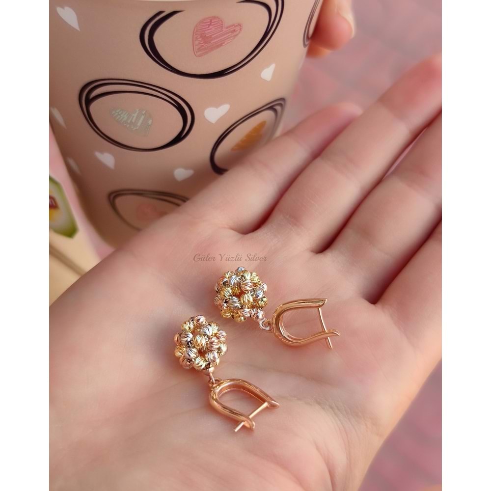 SALLANTILI TOP DORİCA J GÜMÜŞ KÜPE