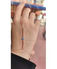 YUVARLAK MİNELİ ÇİFT TARAFLI GÜMÜŞ ŞAHMERAN