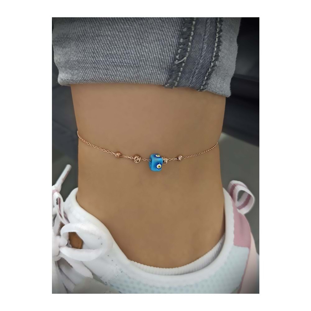 DORİCA BONCUK GÜMÜŞ HALHAL - ROSE ALTIN KAPLAMA (BAKIR)