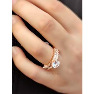 TAMTUR TEK TAŞ GÜMÜŞ YÜZÜK