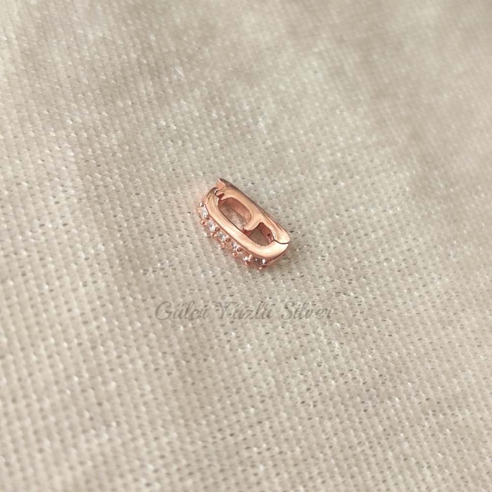 KOLYE VE BİLEKLİĞE HARF TAKMA APARATI GÜMÜŞ (ARMUT) - ROSE ALTIN KAPLAMA (BAKIR)