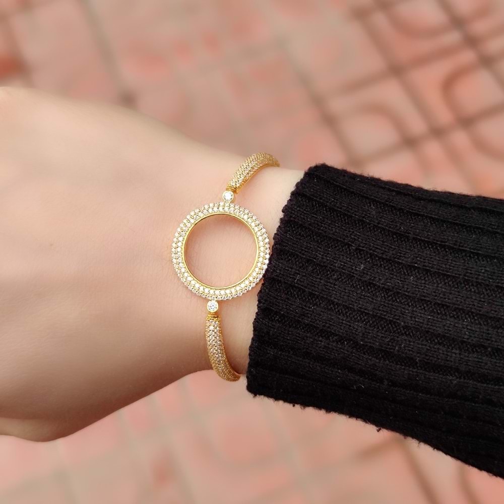 ÇEYREK ALTIN KONULABİLEN ASANSÖRLÜ GÜMÜŞ BİLEKLİK