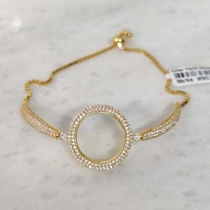 ÇEYREK ALTIN KONULABİLEN ASANSÖRLÜ GÜMÜŞ BİLEKLİK