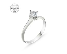 SWAROVSKI ZIRCONIA TEK TAŞ YÜZÜK G5192