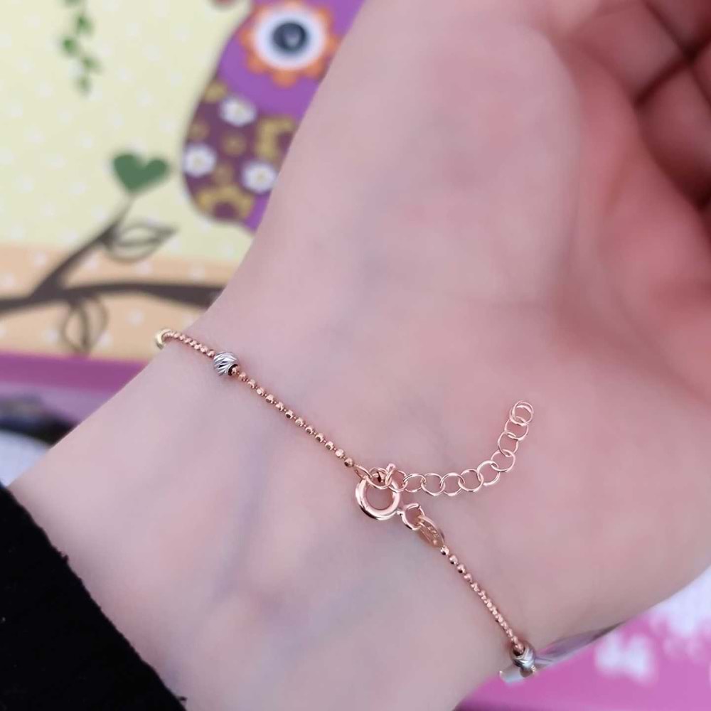 ZARİF DORİCA GÜMÜŞ BİLEKLİK - ROSE BAKIR