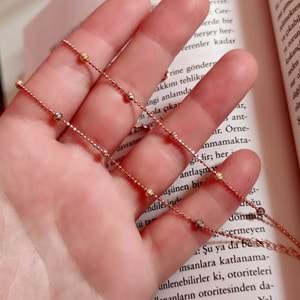 ZARİF DORİCA GÜMÜŞ BİLEKLİK - ROSE BAKIR