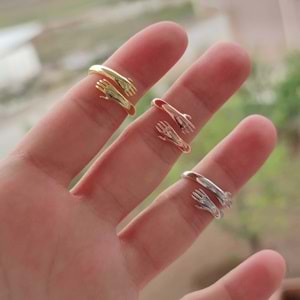 SARILAN ELLER GÜMÜŞ YÜZÜK - ROSE BAKIR