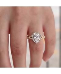 DAMLA TEK TAŞ GÜMÜŞ YÜZÜK