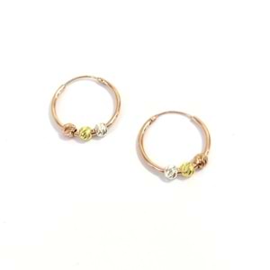 DORİCA İNCE HALKA GÜMÜŞ KÜPE