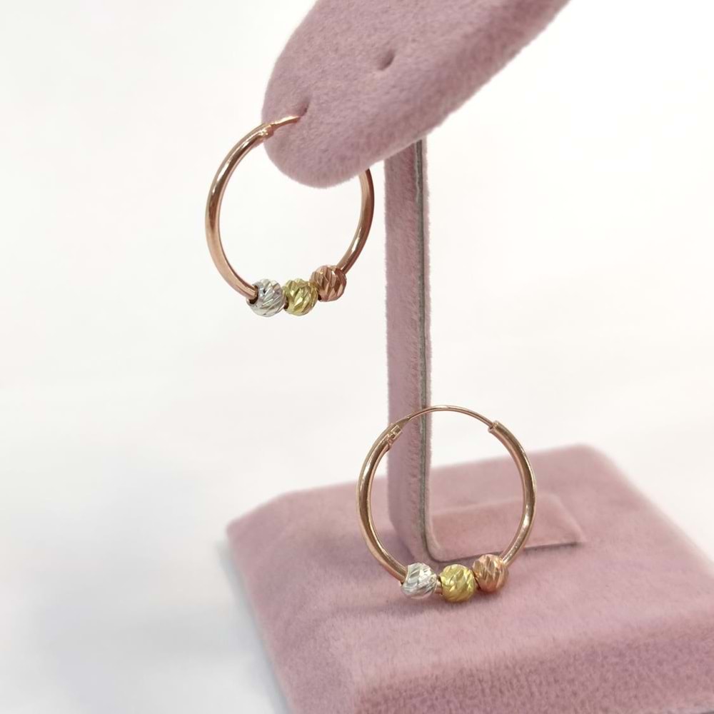 DORİCA İNCE HALKA GÜMÜŞ KÜPE