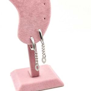 İTHAL SALLANTILI ZİNCİR J GÜMÜŞ KÜPE