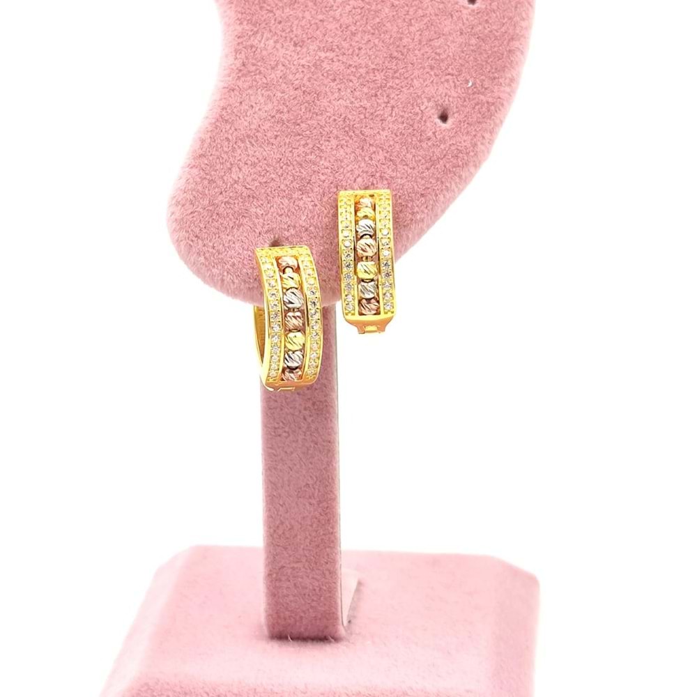 DORİCA HALKA GÜMÜŞ KÜPE