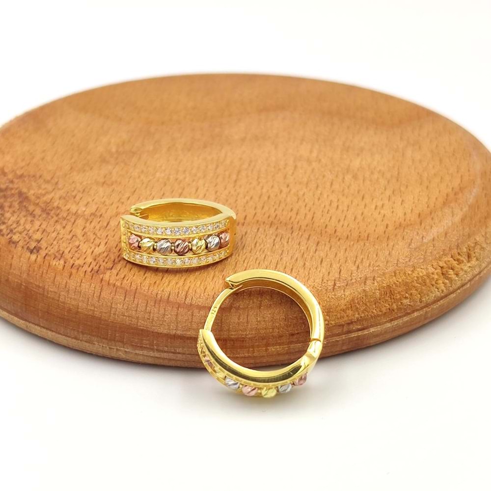 DORİCA HALKA GÜMÜŞ KÜPE