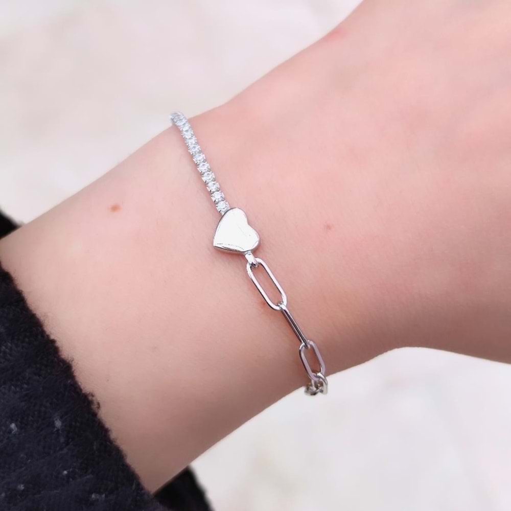 İTHAL KALPLİ SU YOLU ATAÇ GÜMÜŞ BİLEKLİK