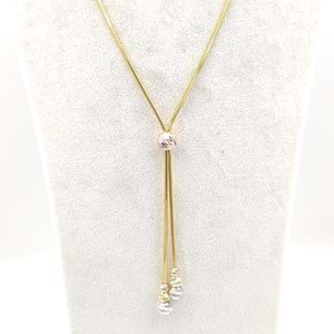 YILAN ZİNCİRLİ DORİCA GÜMÜŞ KOLYE