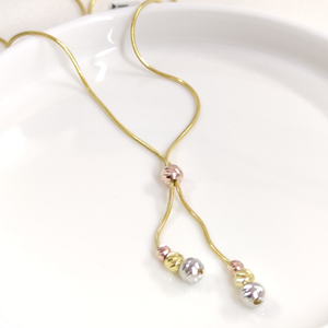 YILAN ZİNCİRLİ DORİCA GÜMÜŞ KOLYE