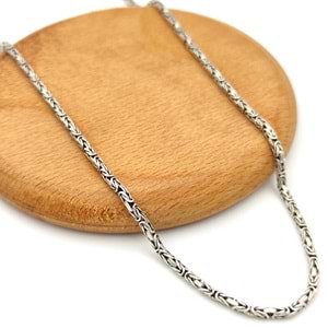 2 MM YUVARLAK KRAL GÜMÜŞ ZİNCİR