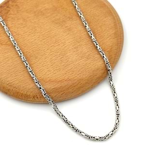 2 MM YUVARLAK KRAL GÜMÜŞ ZİNCİR