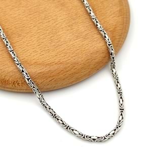 2 MM YUVARLAK KRAL GÜMÜŞ ZİNCİR