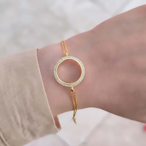 ÇEYREK ALTIN KONULABİLEN GÜMÜŞ BİLEKLİK