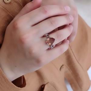 DAMLA SULTANİT GÜMÜŞ YÜZÜK