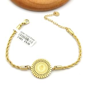 BURGU ZİNCİRLİ ÇERÇEVELİ HAZIR ÇELİK ÇEYREK BİLEKLİK