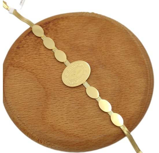 ÇELİK YASSI ZİNCİRLİ TUĞRA BİLEKLİK